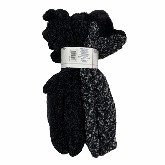 Jane And Bleecker Lot of 2 Plushfill Lined 2-Pack Chunky Slipper Sock - Picture 4 of 7